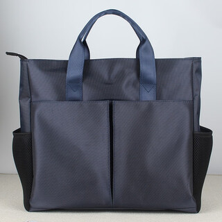 Aimuge handbag large-capacity document bag dossier handbag professional information bag unisex travel bag sports bag blue