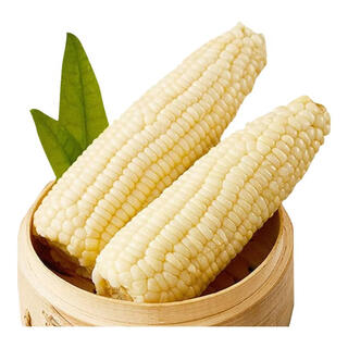 Tongchuang northeast white waxy corn on the cob fresh sweet waxy corn on the cob meal replacement light food vacuum packaging sticky corn northeast white waxy corn net weight 4.5jin jin equals 0.5kg 6-8 cobs (280g+)