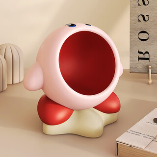 Chenyu mska cartoon star kirby porch key storage floor-standing ornament living room bedroom home decoration housewarming gift pink fatty creative ornament-star base desktop style