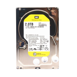 全新WD/西部数据 WD2000FYYZ 2TB企业级硬盘7200转 SATA3 2T黑盘