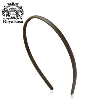 Royal salsa multicolor matte fashion simple colorful acrylic headband girls face wash makeup bundle hairpin pressed hair headband hair accessory dark brown db