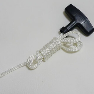 Jiu'an gasoline generator starting pull cord engine pull plate pull cord lawn mower 1kw kilowatt generator starting pull cord handle accessories large with handle (5mm1.4 meters)