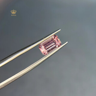 Royalpick padparadscha 1.5 carat loose stone customized inlaid ring for wife and girlfriend holiday birthday gift 1.5 carat padparadscha loose stone