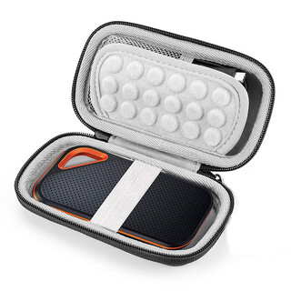 Western digital (wd)wd western digital solid-state mobile hard drive bag my passport accompanying ssd version bag storage bag protective cover shock-proof hard shell anti-fall box sandisk e81 e30 e60 e61 special hard shell bag