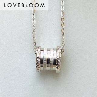 Blooming love (lovebloom) platinum small waist pendant pt950 necklace pendant gold pendant platinum transfer bead platinum clavicle chain gold necklace small waist pendant about 2.5 grams with silver chain