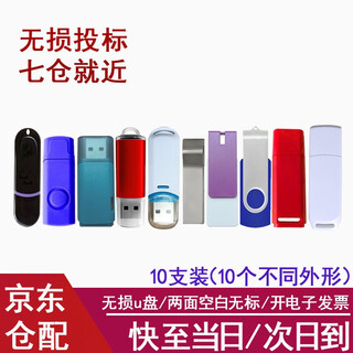 DaFonQi 快速到货 无损 投标u盘招投标专用小容量标书usb2.0闪存盘可约定刻字logo定制优盘 512MB 十只装（10个不同款）