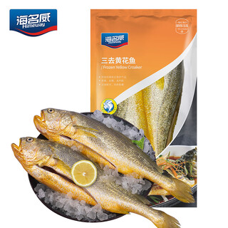 Haimingwei ningde sande yellow croaker 2jin jin is equal to 0.5kg/2 net weight large yellow croaker, fresh fish, seafood and aquatic products