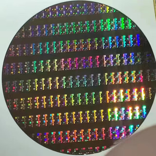 Crystal cpu wafer wafer photolithography integrated circuit chip semiconductor silicon wafer teaching science test eight inches 12 free acrylic bracket