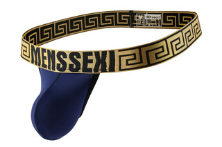 Pleasing men's large bag underwear without straps, cremaster shaping, sexy and comfortable, sexy thong ga s2.2 feet-2.4 feet, black