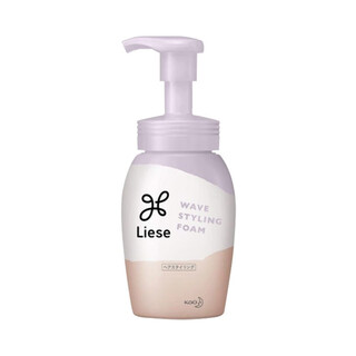 Kao japanese kao liese light curling elastin styling foam 200ml moisturizing hair styling