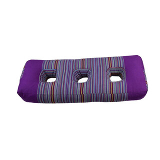 Ear pillow buckwheat pearl cotton ear protection pillow hole pillow for the elderly bed pillow purple buckwheat style