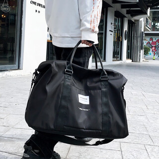 Lohas travel bag men's portable large-capacity luggage bag portable trolley case short-distance business trip boarding simple storage bag