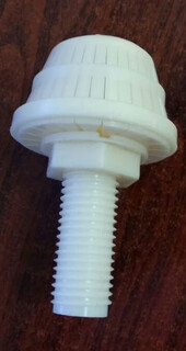 Reinforced plastic abs drainage cap, activated carbon quartz sand resin filter filter head filter cap, 0.5 ton long-handled water cap, non-standard outer wire, abs material raw material drainage cap