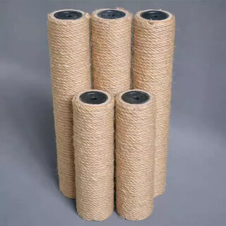 Dutrieux cat climbing frame toy accessories diy sisal cat scratching post homemade material cat house replacement hemp rope post supplies 50 cm (one piece