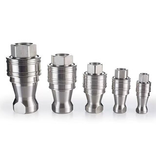 Kzf internal thread high pressure high temperature corrosion resistant quick connector new energy battery electrolyte quick plug 304 stainless steel kzf zg1 spot