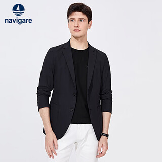 Navigare italian small sailing casual suit men's light suit casual suit 1311803510 black gray m/48