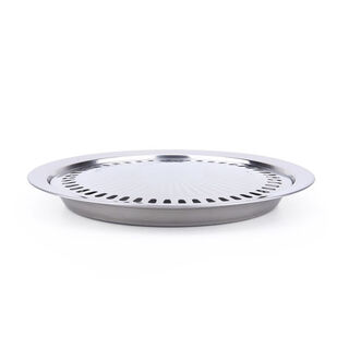 Zhenzao electric ceramic stove special baking pan stainless steel round non-stick barbecue plate light wave oven barbecue grill grill baking pan (special price today/only 8 pieces left)