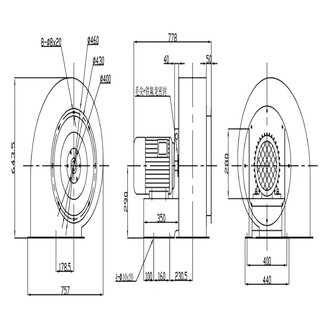 Fangyuan/guangzhou aozhong centrifugal fan cba-ba-400bs-a-b-s unit piece delivery period 56 days sjf