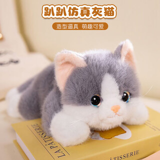 Weltston plush toy doll pillow cushion cloth doll mid-autumn festival gift birthday gift simulated blue cat doll