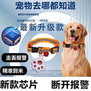 HUAWA同款防丢定位器宠物导航新款智能猫咪狗项圈追踪双向寻找蓝牙防水 拍照报警++项圈升级款 升级款定位器加嫩爪膏