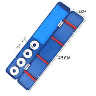 Lilang thickened multi-functional three-layer float box fishing three-in-one increased capacity main line box line box fish float box fishing gear ordinary 45cm blue three-use no gift