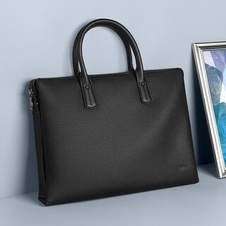 Goldlion business briefcase handbag fashion men's bag large capacity computer bag new year's gift