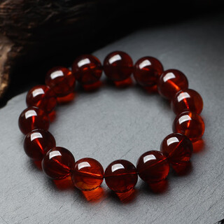 Buhesyt selects burmese blood silk amber beeswax single circle bracelet amber round bead bracelet buddha beads men and women necklace hand ornaments natural selection blood silk amber single circle 20mm*12 pieces