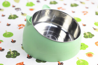 Cat bowl pet heating bowl protects cervical spine 304 stainless steel food bowl rice bowl cat bowl cat food bowl for cats nordic green with heating function temperature 030 adjustable