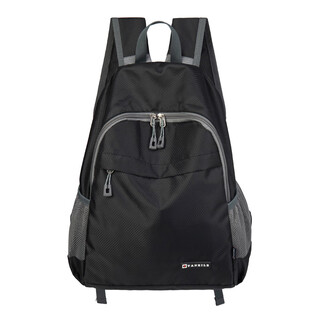 Gphf japanese advanced ultra-light portable waterproof folding travel backpack women's and men's backpack outdoor sports travel mountaineering bag black 26 liters (large size)