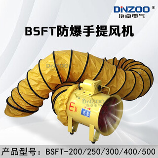 Dingzhuo electric bsft-200/250/10 explosion-proof portable exhaust fan order notes 220v or 380v 300 air duct 5 meters