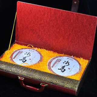 Yuanlaihua blooms mid-autumn festival and national day gift box gift gift pu'er tea raw tea cooked tea seven sons double cake 714 holiday gift iceland raw tea gift box