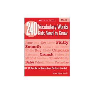240 Vocabulary Words Kids Need to Know: —年级孩子需要知道的240个单词