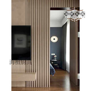 Miaopule 2024, новая невидимая дверь и стена, интегрированная фоновая настенная решетка, дверная решетка, секретная дверь, решетка из массива дерева, без краски, решетка для телевизора, невидимая дверь (костяшка из массива дерева, без краски)