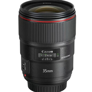 Canon ef35mmf1.4l ii usm fixed focus lens ef35 second generation portrait 351.4 first generation 3514 red circle canon ef35f1.4 second generation prototype official standard