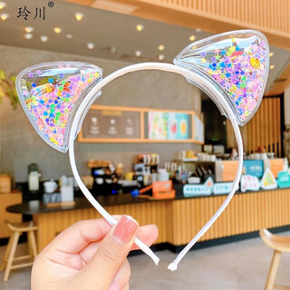 Children's headband cute girl cat ears cartoon headband baby flow sofa card headband star headband
