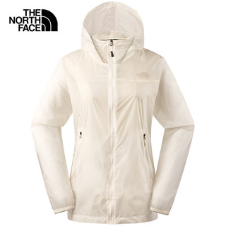 The north face women's outdoor windproof breathable sun protection jacket 7wcr off-white/n3n l
