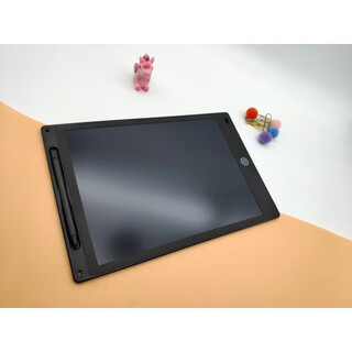 Wenzhi handwriting board smart drawing board multifunctional color graffiti monochrome one-click clearing with lock screen large size drawing board black color screen 10 inches (including 1 pen and 1 battery)
