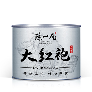 Chen yifan dahongpao tea oolong tea wuyi origin rock tea foot fire strong flavor ration self-drink canned 50g