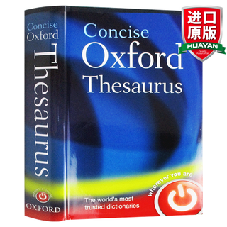 英文原版 牛津英语简明同义词词典 Concise Oxford Thesaurus 英英字典 精装