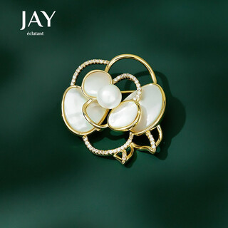 Jay camellia brooch high-end female corsage birthday gift for elders mother-in-law