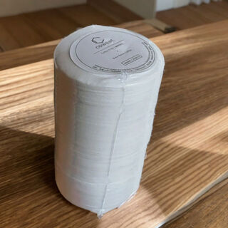 64mm filter paper powder bowl filter paper secondary water separation round filter paper filter piece haile press aeropress moka pot 64mm special 350 pieces in a pack