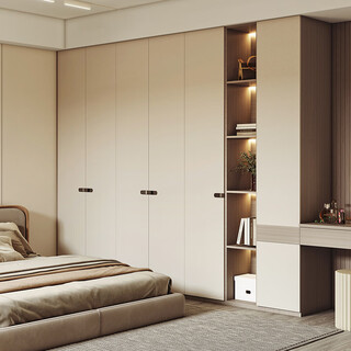 Sophia wardrobe bedroom furniture integrated wardrobe cabinets swing door wardrobe bedside table combination cloakroom whole house customized customized gold