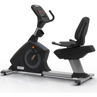 Reelife self-generated commercial horizontal exercise bike, recumbent magnetically controlled power bicycle fitness equipment r300