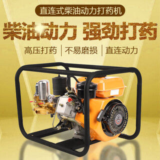 Diesel sprayer all-in-one machine high-voltage agricultural new electric start orchard pesticide sprayer gasoline engine sprayer diesel direct-connected 60 pump electric start no butter + 300 meters pipe
