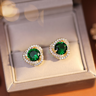 Idel's design-sounding earrings, feminine, korean personality niche earrings, 2025 new trendy internet celebrity winter style, versatile earrings, temperament goddess style e3360