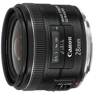 Canon original slr lens full-frame ef 28mm f/2.8 is usm official standard
