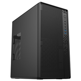 EVESKY磐石S1 黑色电脑机箱（支持M-ATX中小主板/0.8MM厚钢板/12CM风扇位/双USB3.0接口/165mm高散热器） 磐石S1-黑色【加厚0.8mm板材】