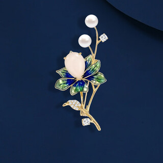 Marco bizzarri brand brooch women's iris brooch high-end women's suit luxury accessories corsage brooch new luxury accessories 520 gift for girlfriend birthday gift for best friend