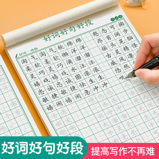 Liupintang's good words and sentences practice copybook, special copybook for primary school students, fountain pen regular script, children's daily practice of hard-pen calligraphy, word and sentence segment tracing practice to improve writing, 3-6th grade calligraphy practice