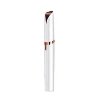 Xinai eyebrow shaping pen electric eyebrow shaping artifact for men and women automatic eyebrow shaping knife set for beginners painless shaping and shaping eyebrow artifact ivory white battery model low frequency low power (without battery